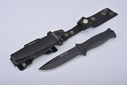 Tactical Fixed Blade Knife, 5.87 inch Blade, 4.65 inch Handle with Secure Sheath
