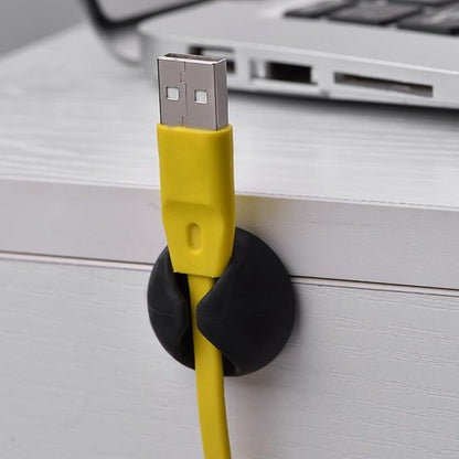 10Pcs Universal Desktop Cable Holder, Cord Organizer Clip for Charging Cables USB Cables Audio Cables Network Cables, etc
