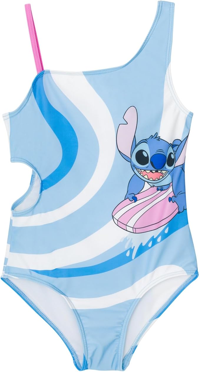 Disney Lilo & Stitch UPF 50+ One Piece Bathing Suit Newborn to Big Kid Sizes (9 Months - 14-16)