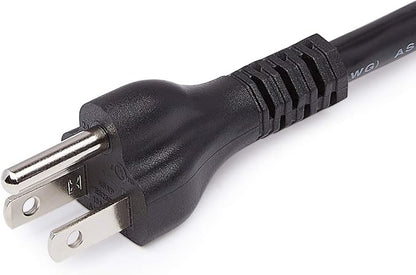 Basics Extension Cord, 15 Ft, 3 Prong Outlet Extender, Indoor Extension Cord, 13 Amps, 125V, Black