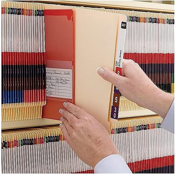 Smead 24100 Shelf Folders Straight Cut Single-Ply End Tab Letter Manila 100/Box
