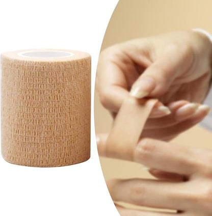 Self Adhesives Bandages Wrap Cohesive Bandages Skin Colour Medical Wrap Elastic Bandages Wrap for Ankle,Sports,Wrist