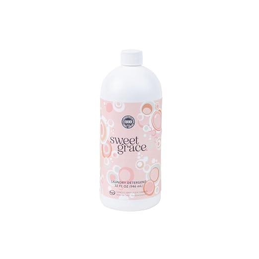 Bridgewater Candle Sweet Grace 32 oz Liquid Laundry Detergent Sweet Grace Scent, 32 oz, HE Compatible, Liquid, Fresh Laundry Detergent