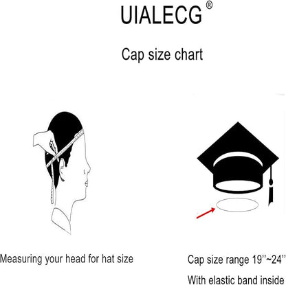 Unisex Adult Matte Graduation Cap with Tassel 202520242023 for High School and College, 12 Colors