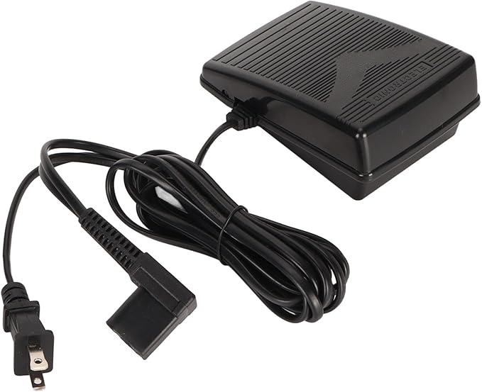 Foot Control Pedal with Power Cord Replacement Foot Pedal Sewing Machine Parts for Singer 248 250 251 252 257 8019 974 2517 2530 2543 2950 3001 3002 (110V US Plug)