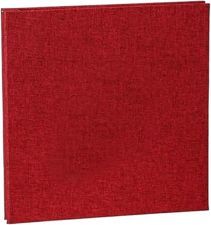 Linen Self-Adhesive DIY Photo Album Album Adhesive Commemorative Photo Album(Yellow)