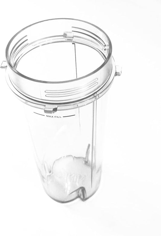 Replacement Parts for Nutri Ninja Blender, 16-Ounce (16 oz.) Single Serve Cup and Blade Fit for Nutri Ninja Series BL770 BL771 BL772 BL773 BL774 BL780 BL660 4 Tab Blenders