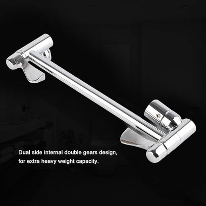 Shower Arm Extension, Adjustable Shower Extension Arm 10 Inch Brass Shower Arm Extender Hardware Brushed Wall, Shower Arms and Slide Bars