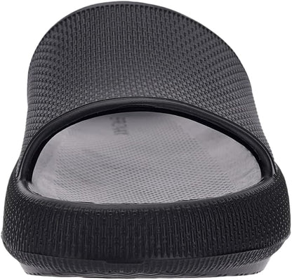 Thick, supportive soles provide ultimate comfort and relief. Cushioned EVA material perfect for indoor wear, alleviates foot pain.