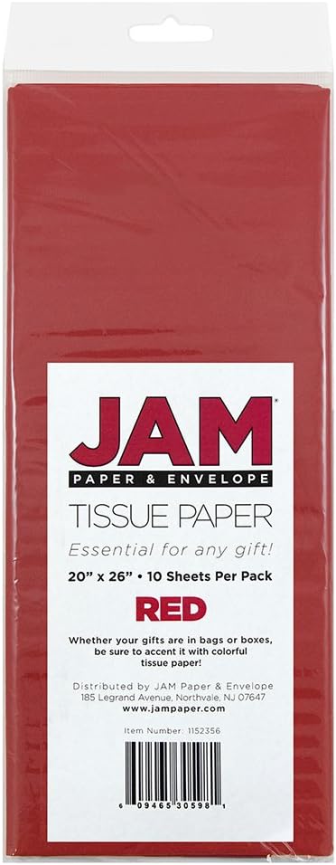 PAPER Tissue Paper - Red - 10 Sheets/Pack