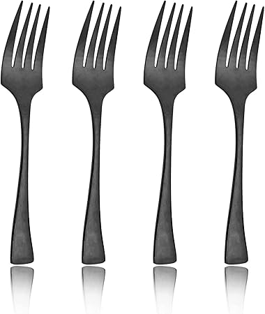 4-Piece Service Forks Cutlery Set, 304 Stainless Steel Big Forks