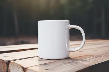 Premium Blank Sublimation Ceramic Mug White Mug for DIY Designs Heat Transfer Coffee Tea Drinking Mugs (11oz, 12 Pack)