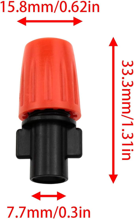 Atomizing Nozzle 14 Inch Adjustable Atomizing Nozzle Sprayers for Garden Greenhouse Agricultural Drip Irrigation System 10PCS
