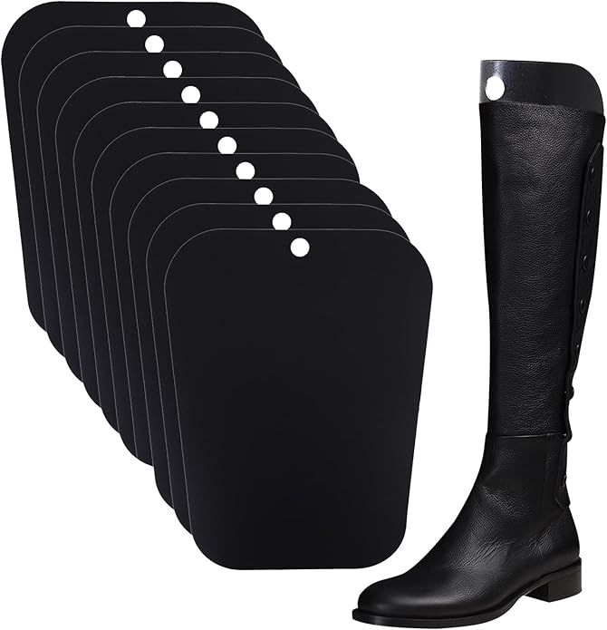 Ruisita 10 Pieces (5 Pairs) Boot Shaper Form Inserts Boots Tall Support for Women and MenA