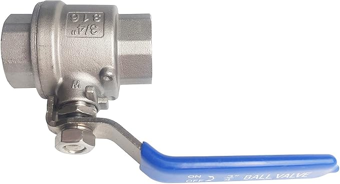 34"" Female Ball Valve NPT Thread 316 Stainless Steel Full Port Ball Valve WOG1000