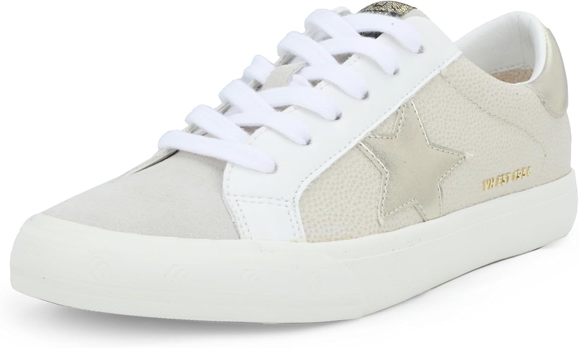 VINTAGE HAVANA Grande Women’s Fashion Sneakers | Star Tennis Shoes Womens | Low Top Slip On | Walking Comfortable Casual