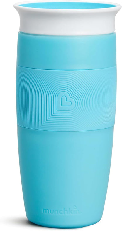 Munchkin Sippy Cup for Toddlers, Miracle 360 Cup, 14 Ounce, Blue