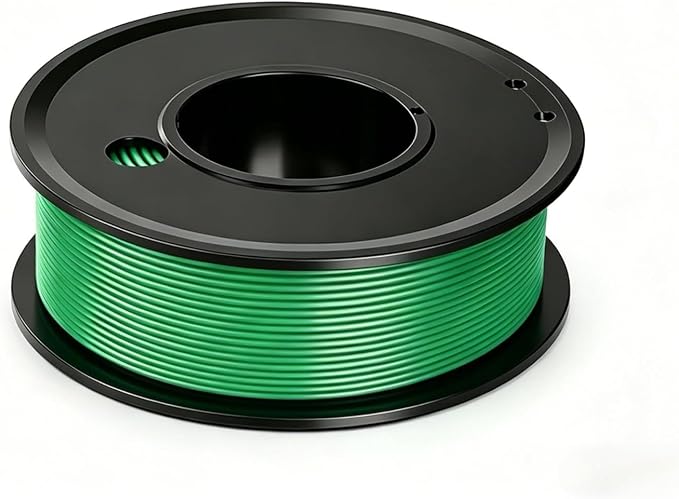 PETG 3D Printing Filament, 1.75mm Diameter, 250g, Multiple Colors Available (Green)