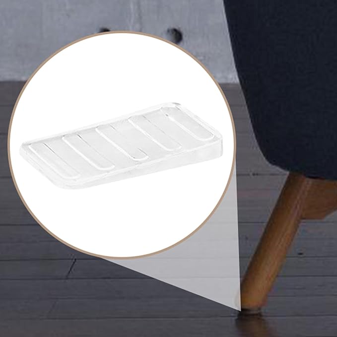 Table Shims for Leveling Clear,Levelers Adjustable Blocks Furniture Shims Wedges - 4X Furniture Pads Levelers Table Shims Levelers for Home Improvement