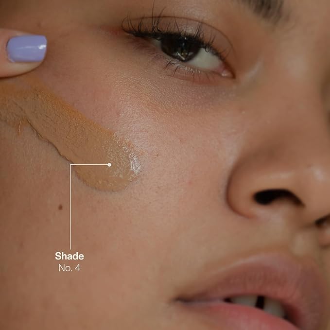 TEIA Cosmetics - Moisturizing Light Coverage Foundation, Natural Finish. Non-toxic, vegan, cruelty-free. (CAPUCCINO)