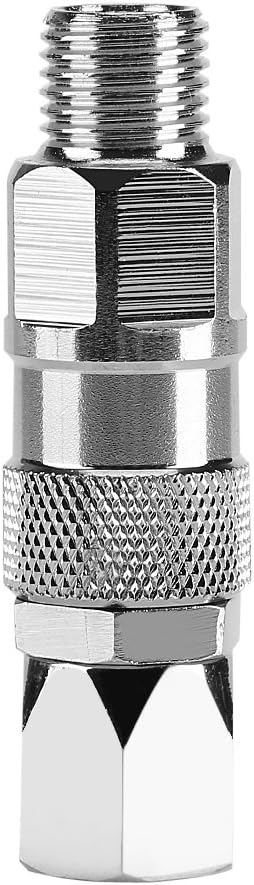 Sprayer Joint, 14-Inch 360 Degrees Rotate Stainless Steel Airless High Pressure Spray Gun Hose Swivel Joint Connector Accessories for Paint Sprayers  Hose