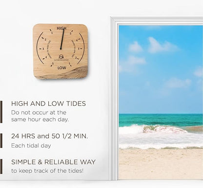 Tide Clock - Nautical Clock - Tidal Clock - Tide Clock High Tide Low Tide and Wall Tide Clock