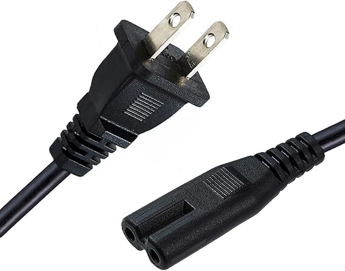 TV Power Cable Cord for Samsung 24" 32" 40" 43" 48" 49" 50" 55" 60" 65" 75" Inch LCD HD Smart 4K Curved TV UN55RU8000FXZA UN65RU7100FXZA UN43NU6900FXZA Replacement Samsung TV Power Cord