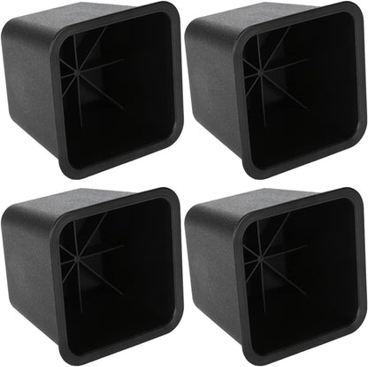 4 Pcs Bed Risers for Small Rooms and Dorms Wide Base Secure Recess, Adjustable PP Furniture Risers for Beds Sofas Chairs, Extra Storage