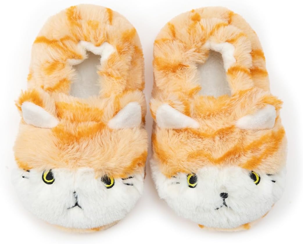 Baby Girl's Premium Soft Plush Slippers Cartoon Warm Winter House Shoes
