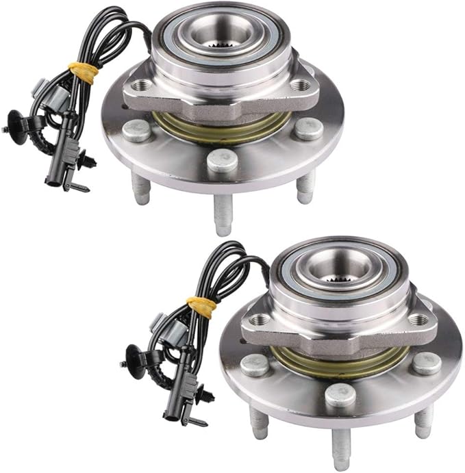 MOSTPLUS Front Pair Wheel Bearing  Hub Assembly 515096X2 Compatible for Chevy Silverado 1500 Avalanche Tahoe Escalade GMC Sierra Yukon 4x4 515096X2 (Set of 2)