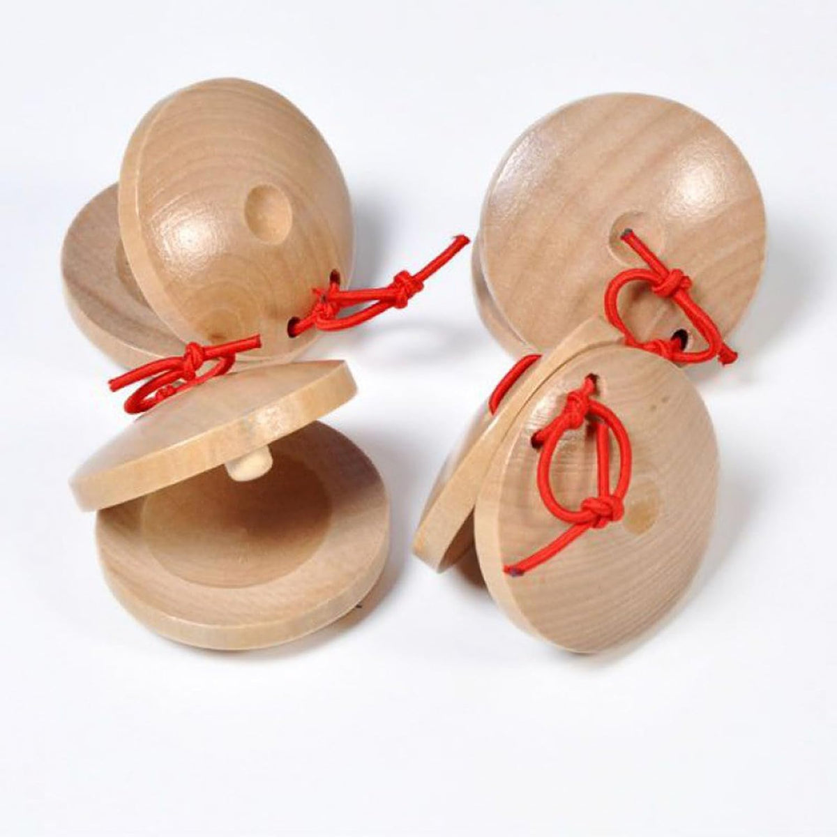 Wooden Castanets for Adults - Musical Instrument (2pcs)