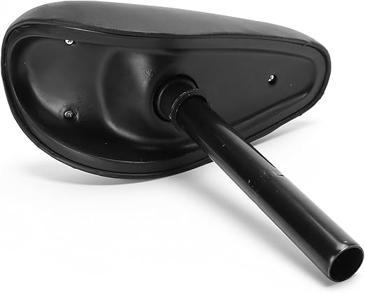 Bike Seat Replacement, Bike Saddle for Kids, Comfortable Bicycle Replacement Parts, Seat Cushion for Balance Bikes and Cycling with 22mm Diameter 180mm Length Seatpost (1PC, Black)