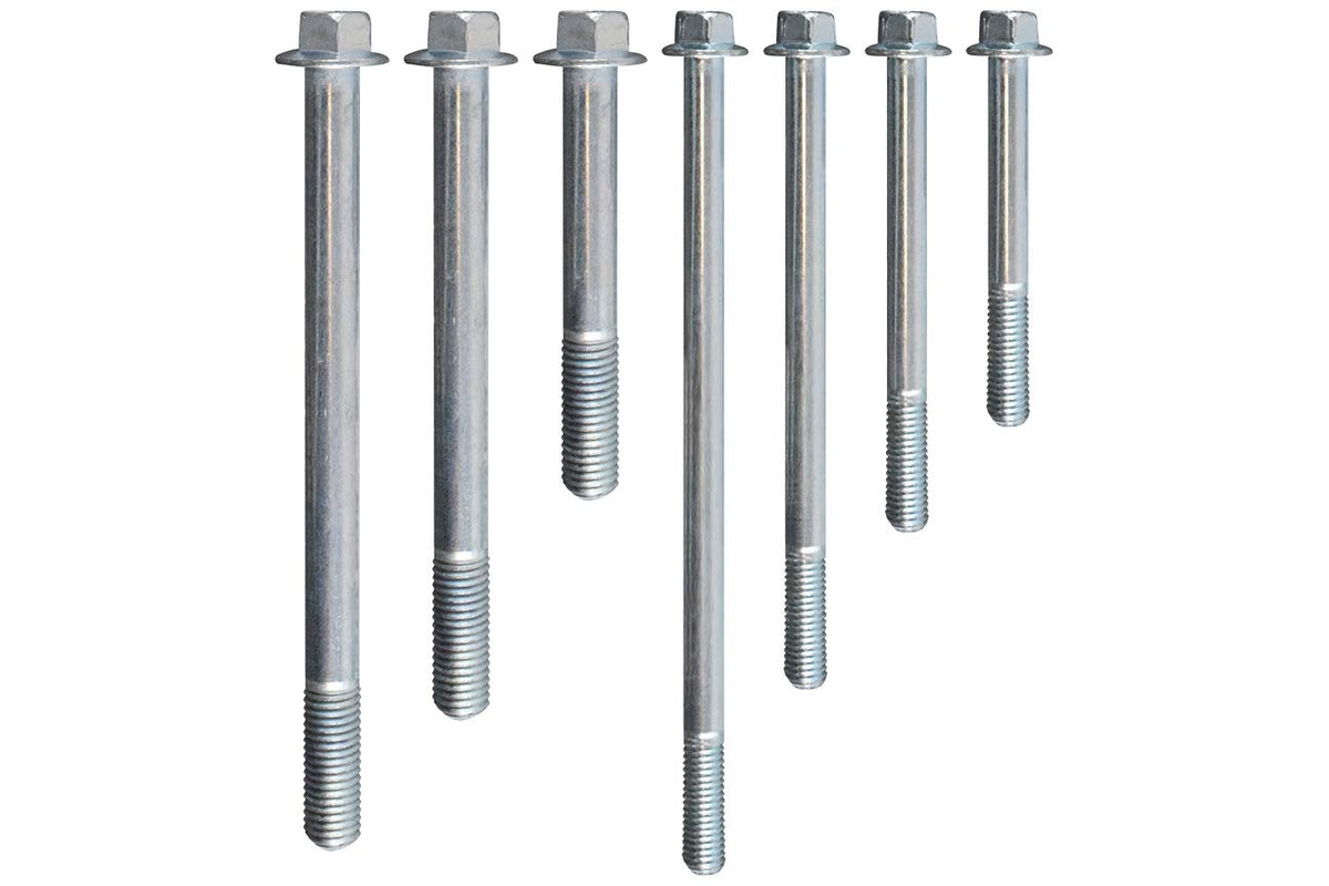 Bolt 6pc KIT ONLY Truck Alternator Bracket Hardware Compatible with 12626078 L83 L86 GM Heavy Duty, High Strength, Zinc Coated, Grade 10.9 Steel 551954, Only 13mm thickness