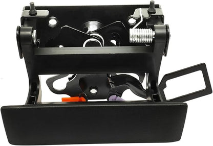 Tailgate Door Handle, Compatible with 2007-2014 Chevy Silverado  GMC Sierra, Exterior Rear Textured  Replace 25775280, 80591 Outside Tail gate Liftgate Latch Lock