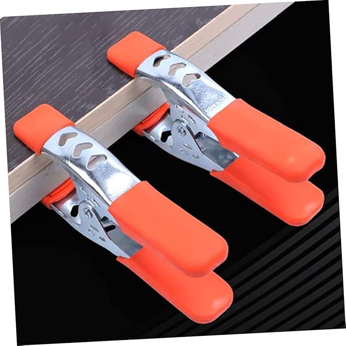 Mikikit Metal Spring Clamp Heavy Duty Frame Clip for Woodworking Stable and Design Non- for Carpentry and Crafts Projects