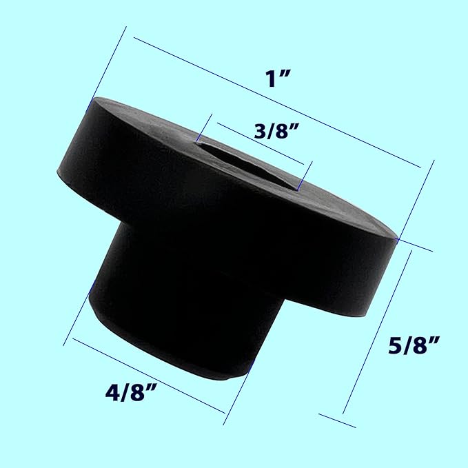 46-6560 104047 Fuel Tank Bushing Grommet Rubber for MTD Troy Bilt Toro Generator Lawn Mower Tractor 125-336 Fuel Tank Bushing (6 PCS)
