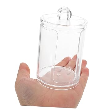 Powder Puff Storage Box Makeup Pad Organizer Makeup Sponge Clear Container with Lid Makeup Holder Blending Sponge Holder Beauty Sponge Makeup Containers Transparent Plastic