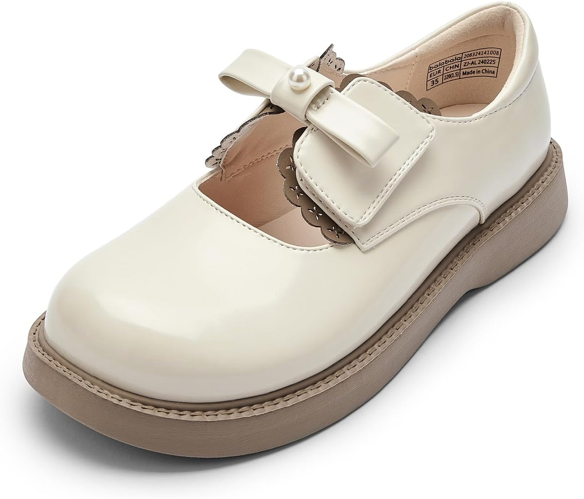 Size 12 Little Kid, Balabala Toddler Girls School Dress Shoes, Mary Jane Flats, Uniform | Toddler, Little Girls, Dress Shoes, School Shoes, Ballet Shoes, Mary Jane Flats, Party Shoes, Wedding Shoes, Uniform Shoes