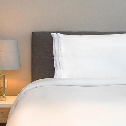 JICUSE Bed Pillows for Sleeping 1 Pack,King Size,Luxury Hotel Collection Pillow,Soft Fluffy and Great Support Down Alternative Filling,Gusseted Pillow for Side and Back Sleepers(20x34)