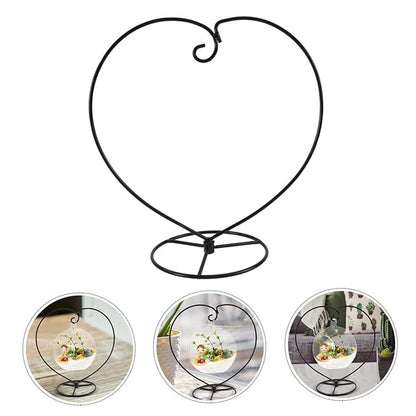 Eco Bottle Hanger Iron Bracket Flowerpot Rack Display Stand Holder for Home and Office