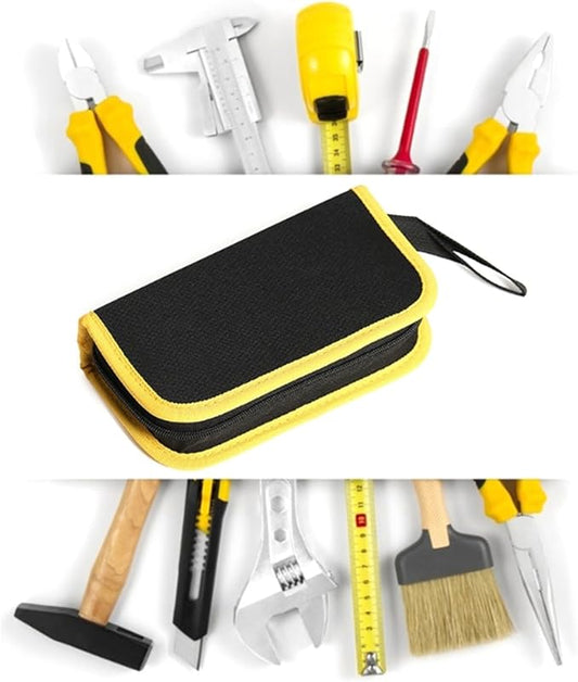 Portable Electric Drill Tool Storage Bag Oxford Cloth Electrician Hardware Organizers Pouch Drill Tool Carry Case Oxford Cloth Bag