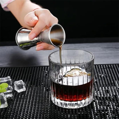Double Cocktail Jigger,3 Size Stainless Steel Japanese Style Bar Measuring Jigger Cocktail Alcohol Measuring Tools for Bartender Bartending(3050ml)