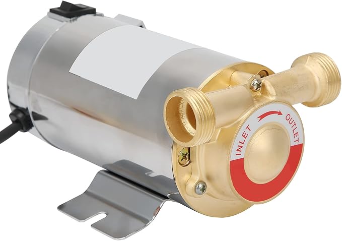 WG-100 Booster Pump, Small Automatic Water Pressure Booster Pump, Power Water Pumps, Used in Shower Room or Garden, 100W(US Plug 110V)