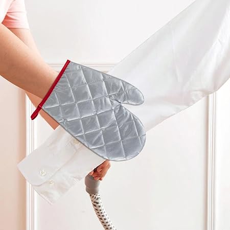 Clothing Steamer Gloves, Steamer Ironing Gloves, 2 Heat Resistant Steamer Mitt, Portable Handheld Steamer Gloves, Small, Steam Gloves, Steaming Protective Gloves, Steaming Iron Supplies for Factory