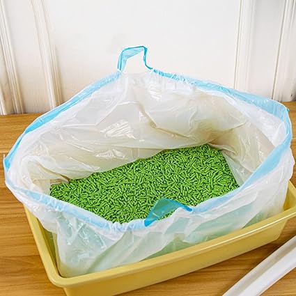 20pcs Cat Litter Bag Leak Packing Bag Cat Sand Packing Bag Plastic Cat Sand Packaging Bag Pet Supplies Cleaning Bag Handheld Trash Bag Cleaning Supplies Cat Supply