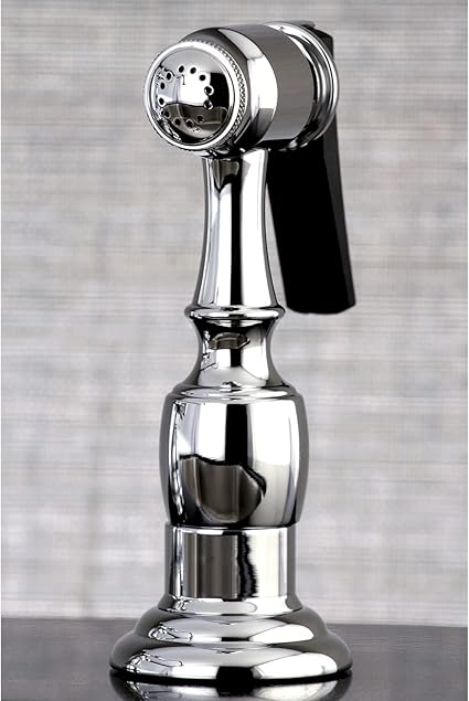 Kingston Brass Gourmetier KBSPR1 Kitchen Faucet Sprayer with Hose, Polished Chrome