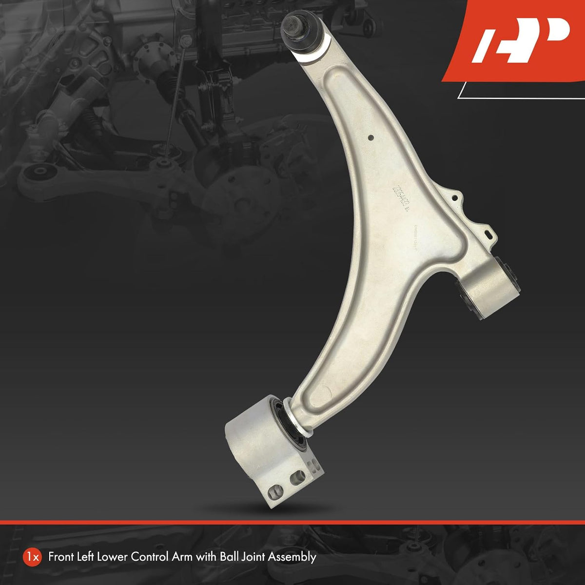 Front Left Lower Control Arm, with Ball Joint & Bushing, Compatible with Chevrolet Malibu 2013-2015, Malibu Limited 2016 & Buick LaCrosse 2010-2016, Regal 2011-2017, Allure 2010