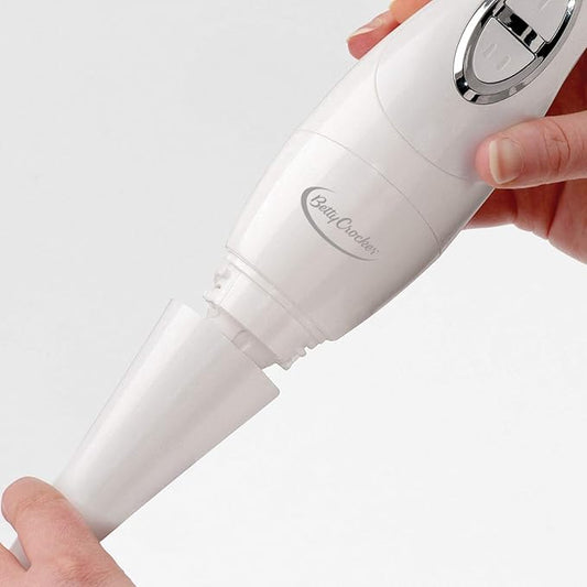 Betty Crocker Hand Blender with Beaker, White, BC-1303CK