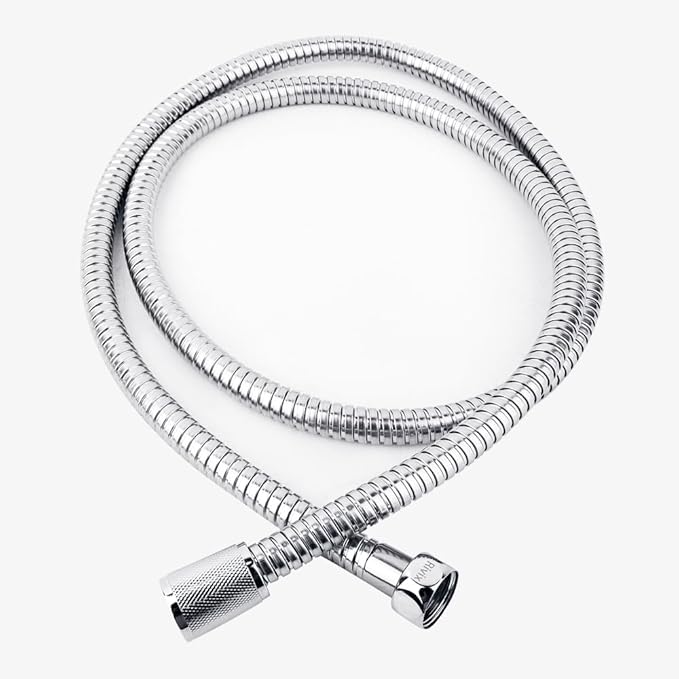 Shower Hose, 70 Inches Extra Long Stainless Steel, Shower Hose Replacement Stainless Steel Hand Held Shower Hose for Shower Head with hose Plated Nut &Stainless Steel Insert