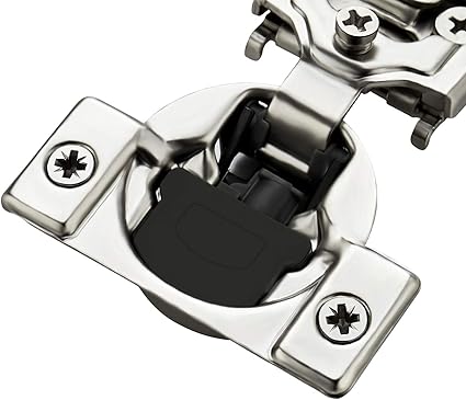 Ravinte 6 Pack 3 Pairs 12 inch Overlay Soft Close Hinges for Kitchen Cabinet Hinges Satin Nickel Hidden Hinges Stainless Steel Concealed Hinge self Closing